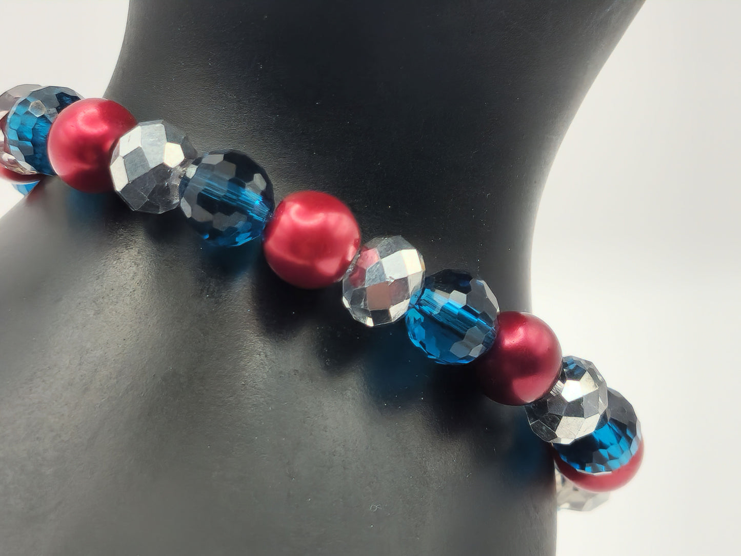 Faux Pearl Patriot Bracelet
