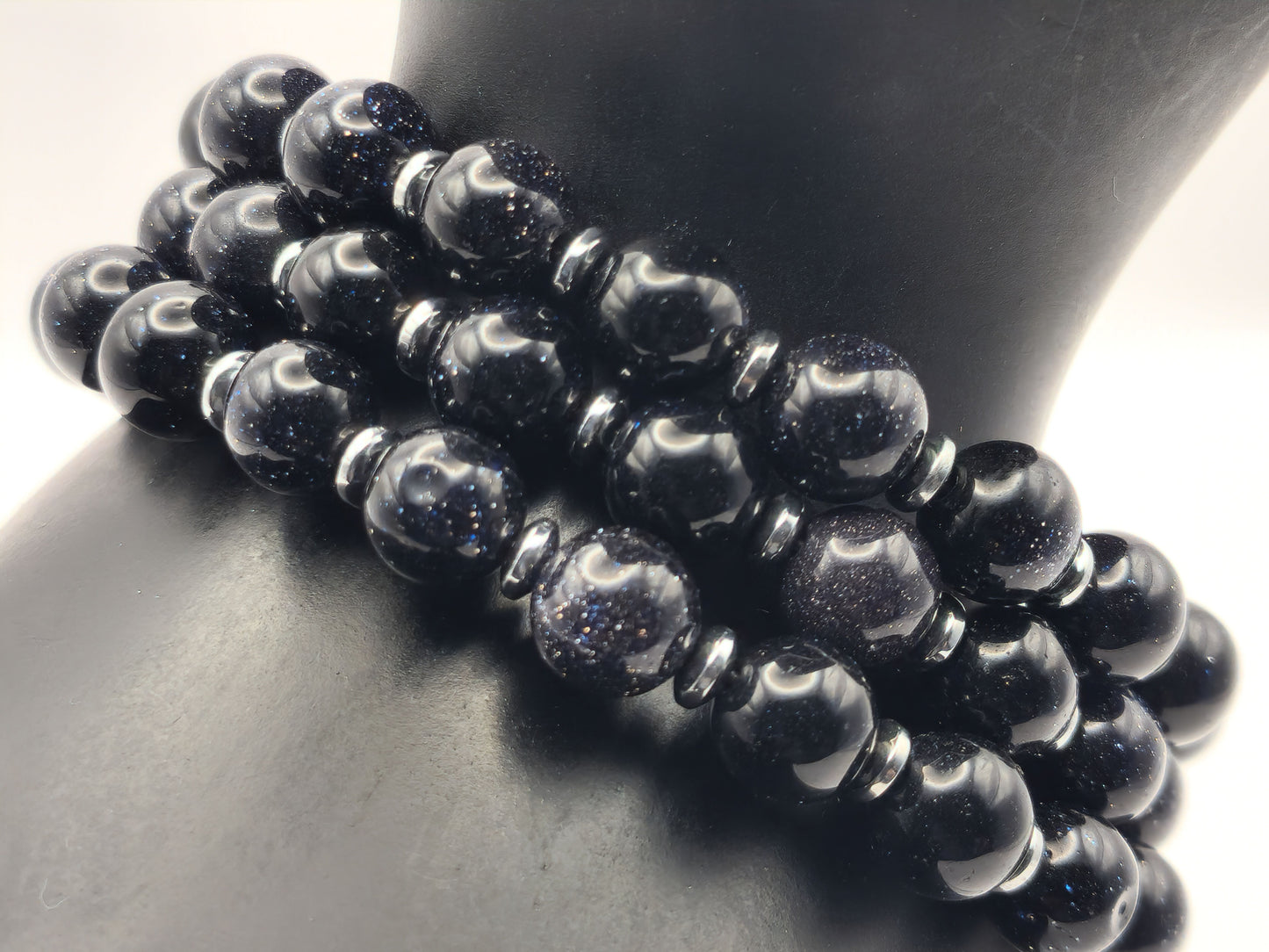 Blue Sandstone Bracelet
