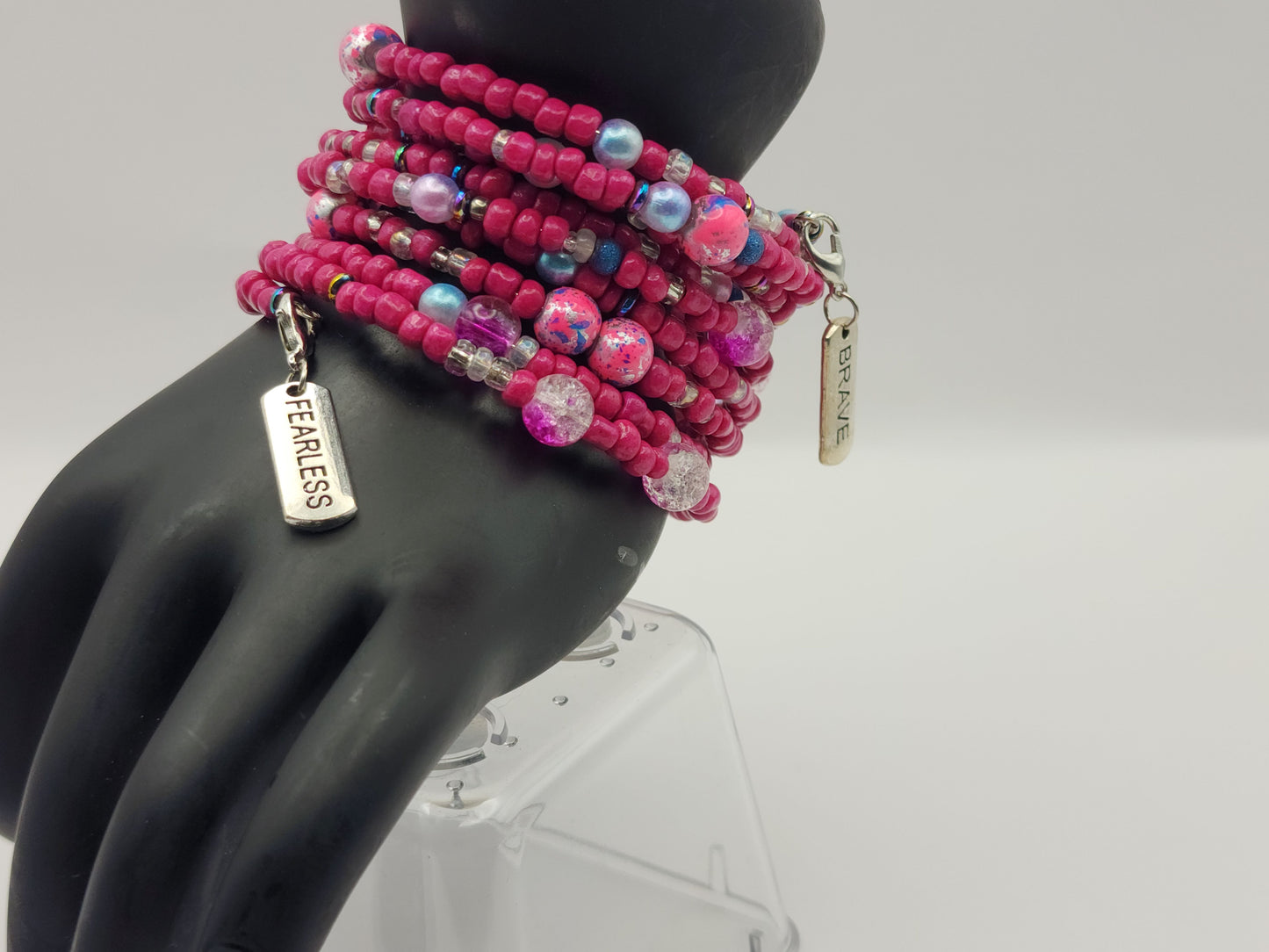 Unique Seed Bead Wrap-Around Bracelet