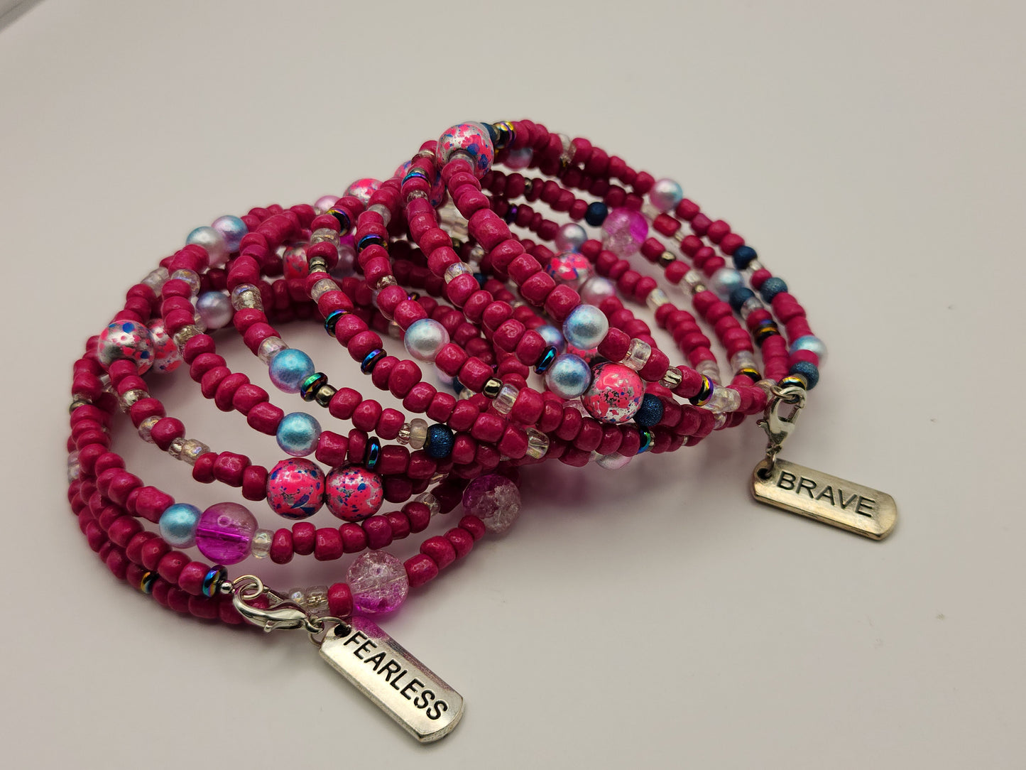 Unique Seed Bead Wrap-Around Bracelet