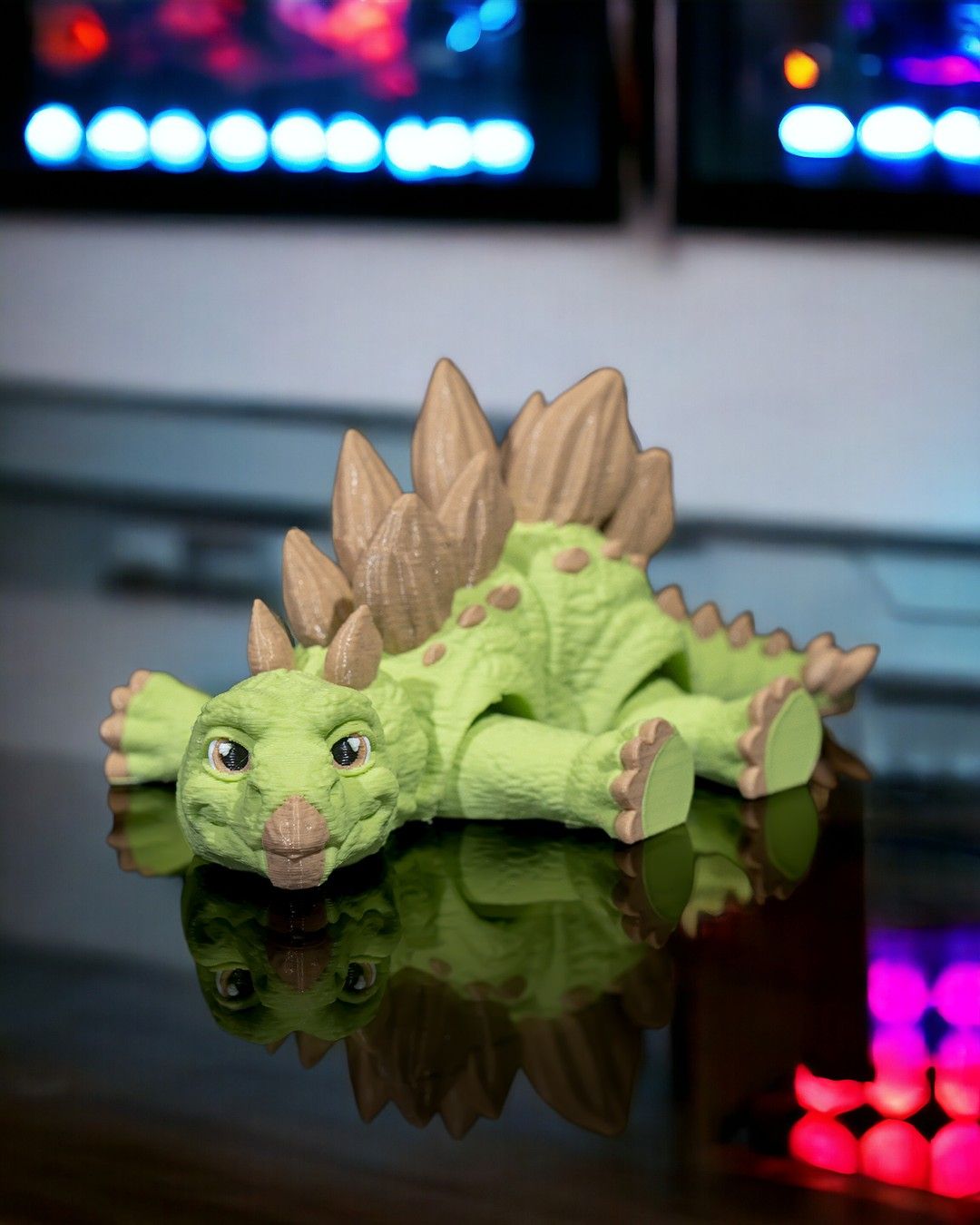Articulated 3D Printed Stegosaurus