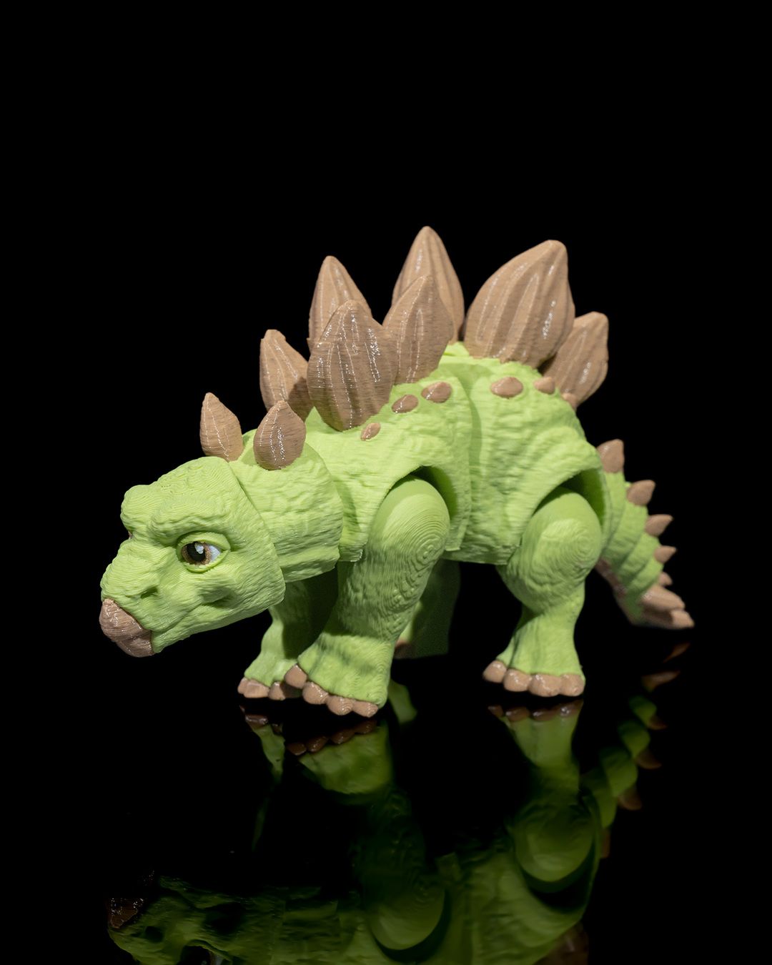 Articulated 3D Printed Stegosaurus
