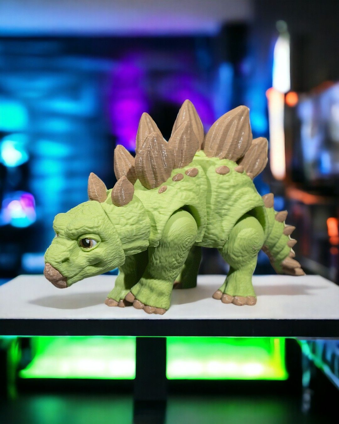 Articulated 3D Printed Stegosaurus