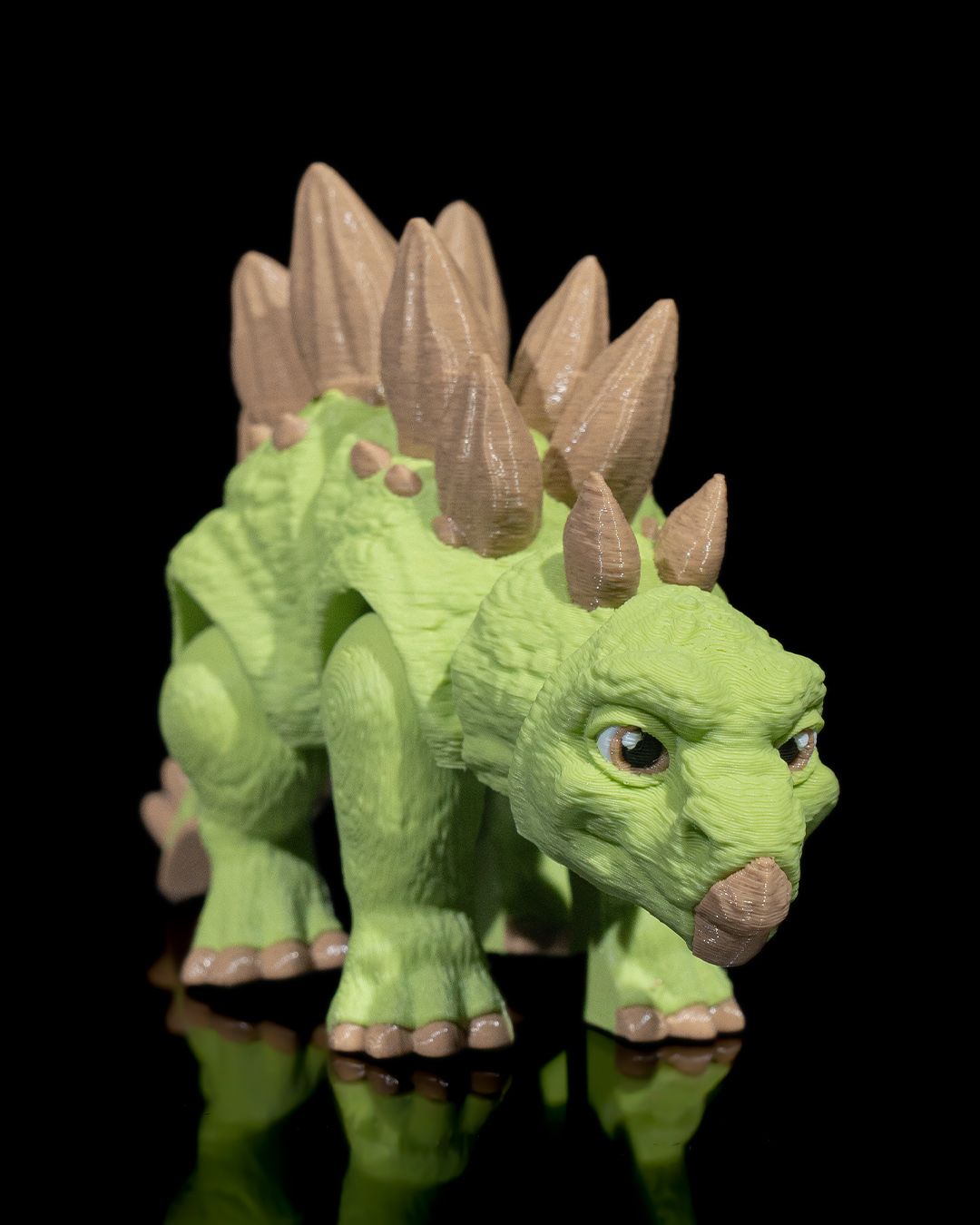 Articulated 3D Printed Stegosaurus