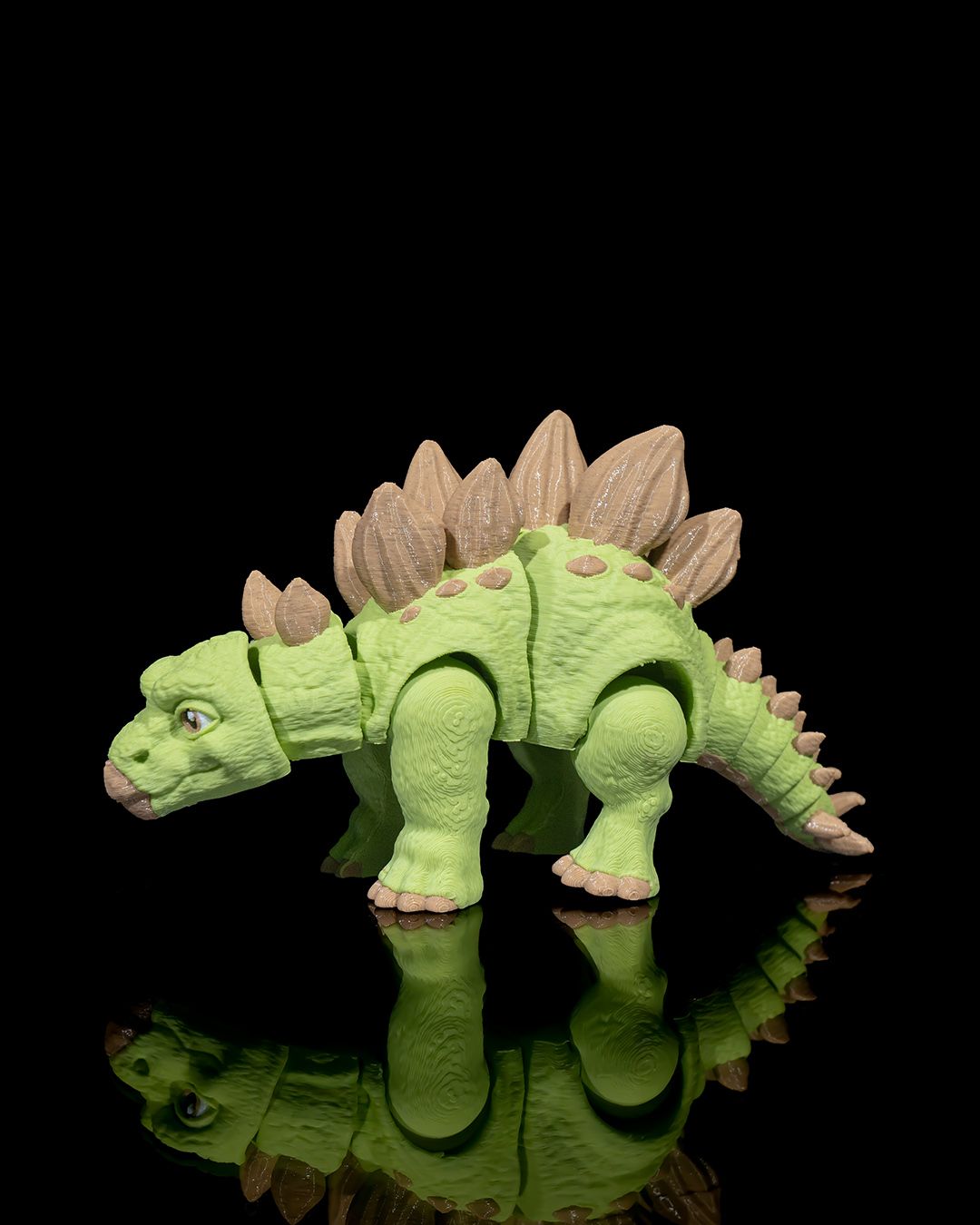 Articulated 3D Printed Stegosaurus