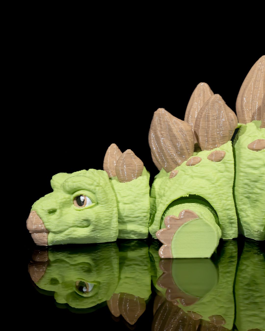 Articulated 3D Printed Stegosaurus