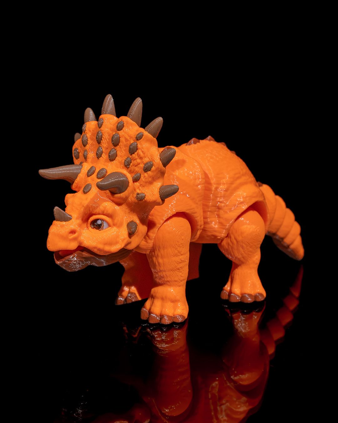 Articulated 3D Printed Triceratops