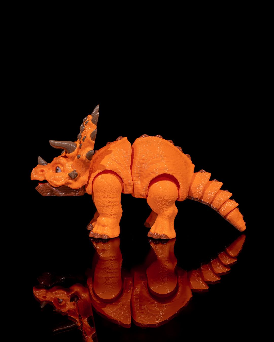 Articulated 3D Printed Triceratops
