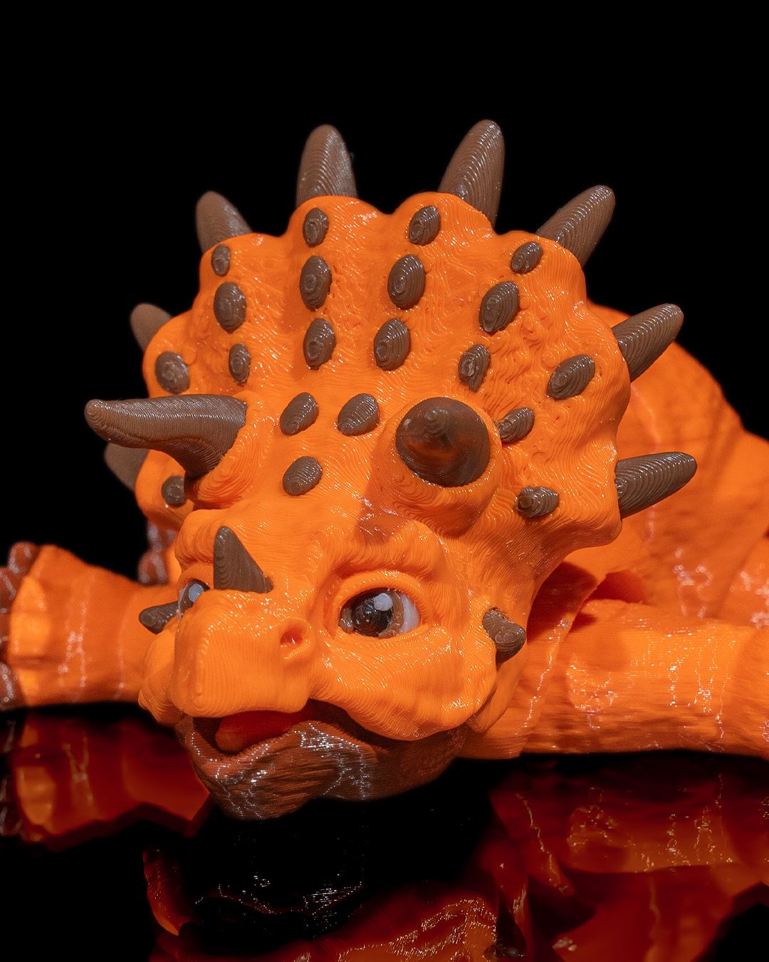 Articulated 3D Printed Triceratops