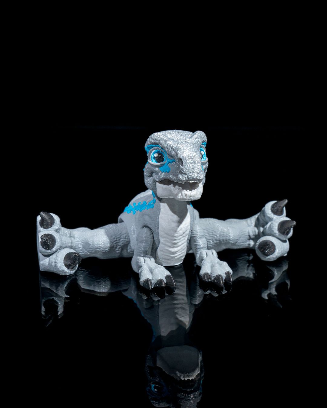Articulated 3D Printed Velociraptor