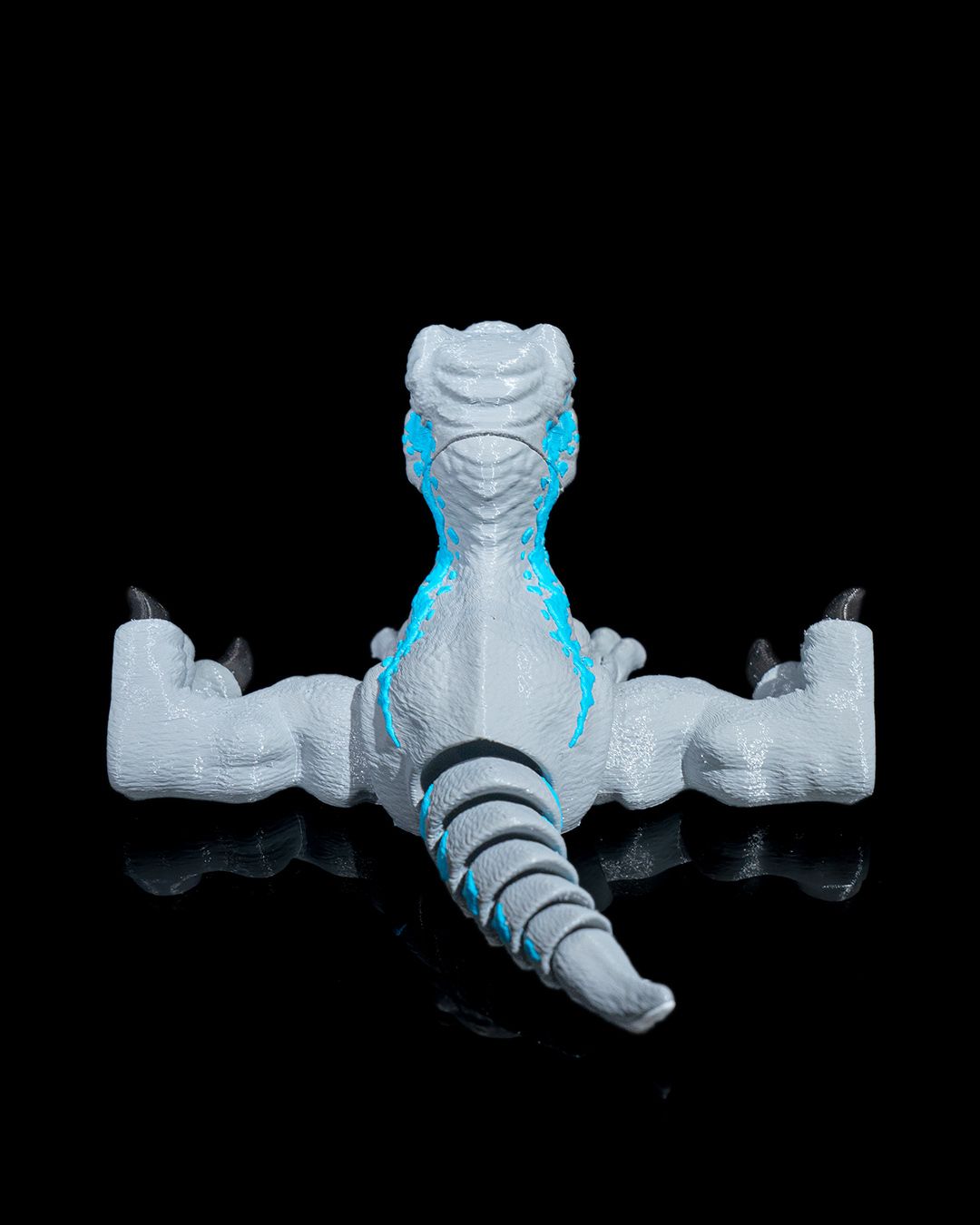 Articulated 3D Printed Velociraptor