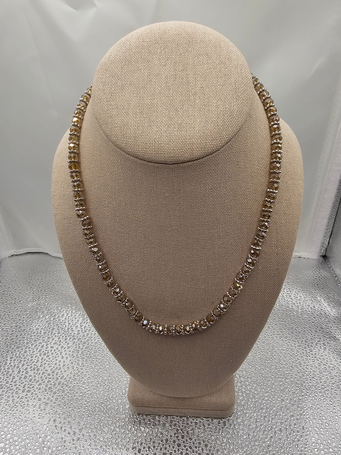 Yellow Crystal Necklace