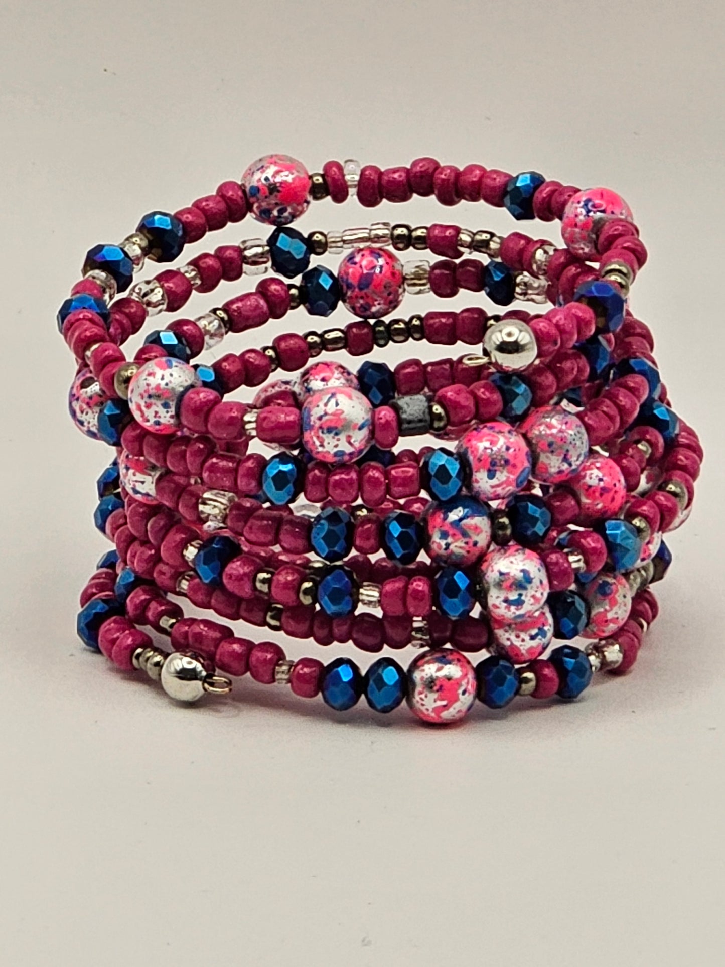 Unique Glass and Seed Bead Bracelet