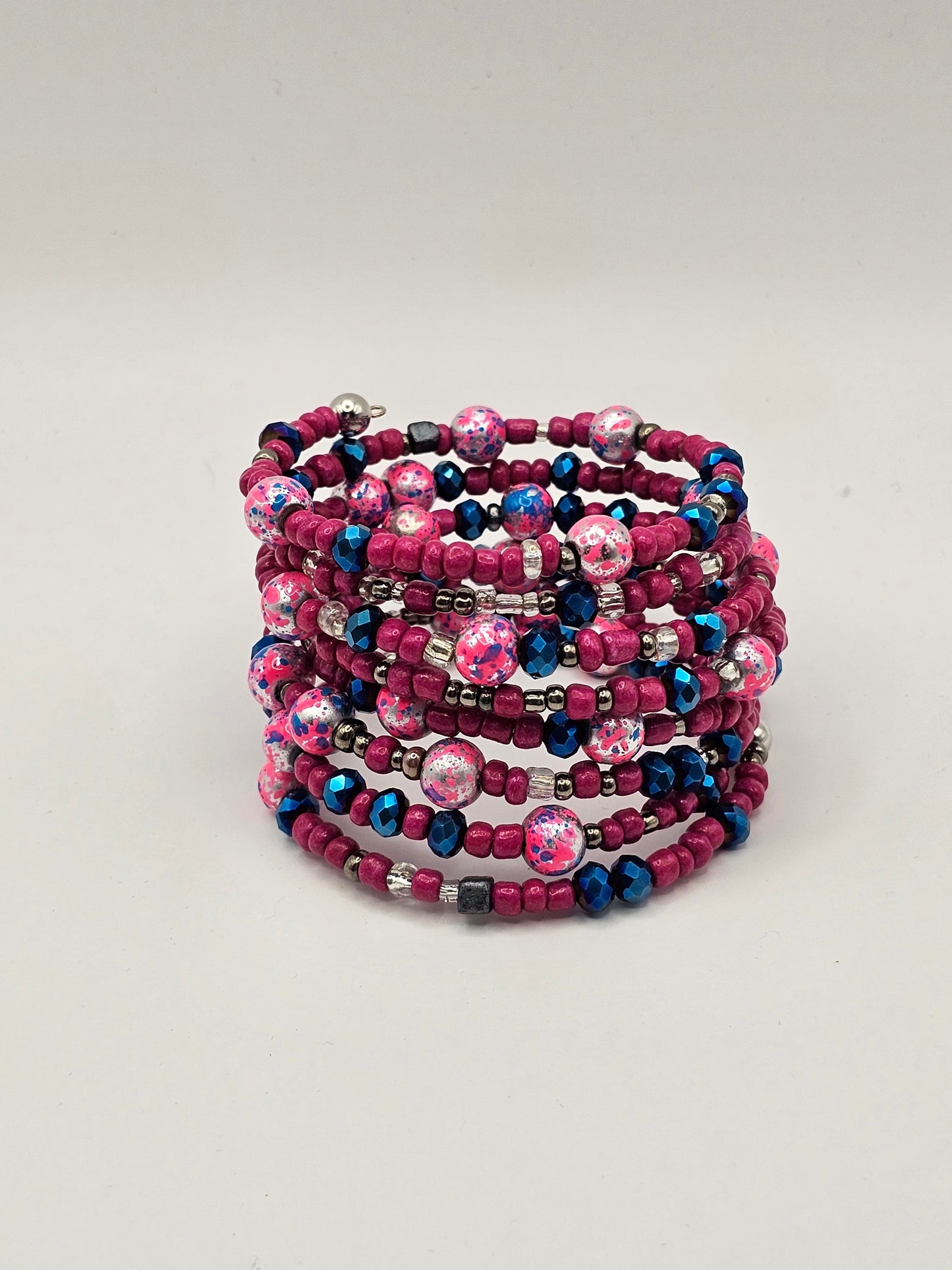 Unique Glass and Seed Bead Bracelet