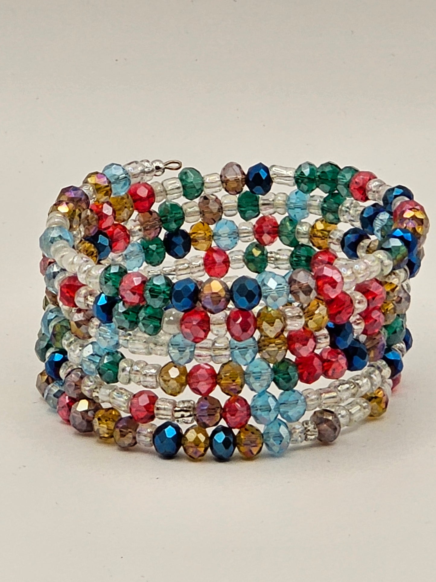 Rainbow Crystal Glass Bracelet