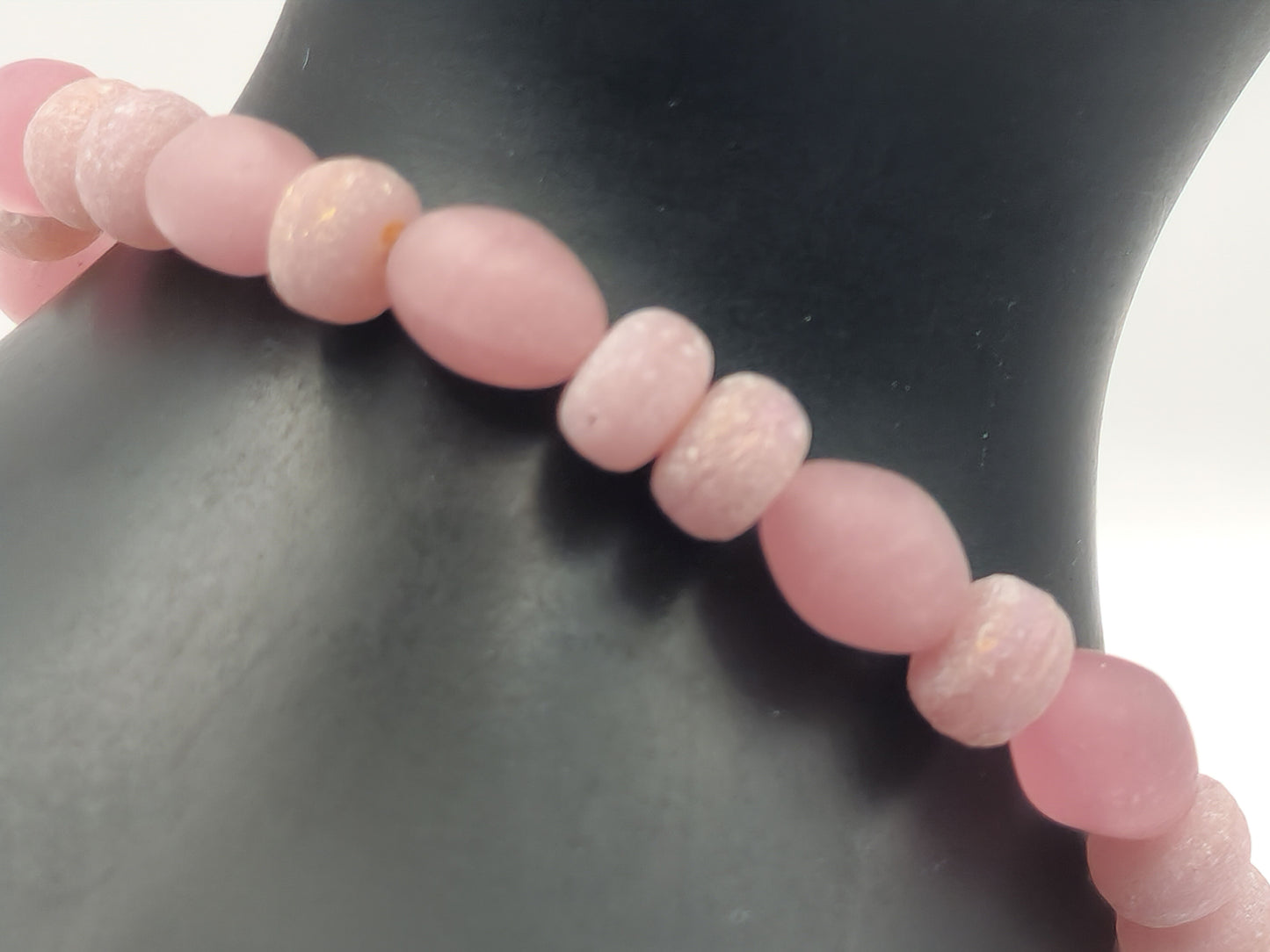 Pink Stretch Beaded Bracelet