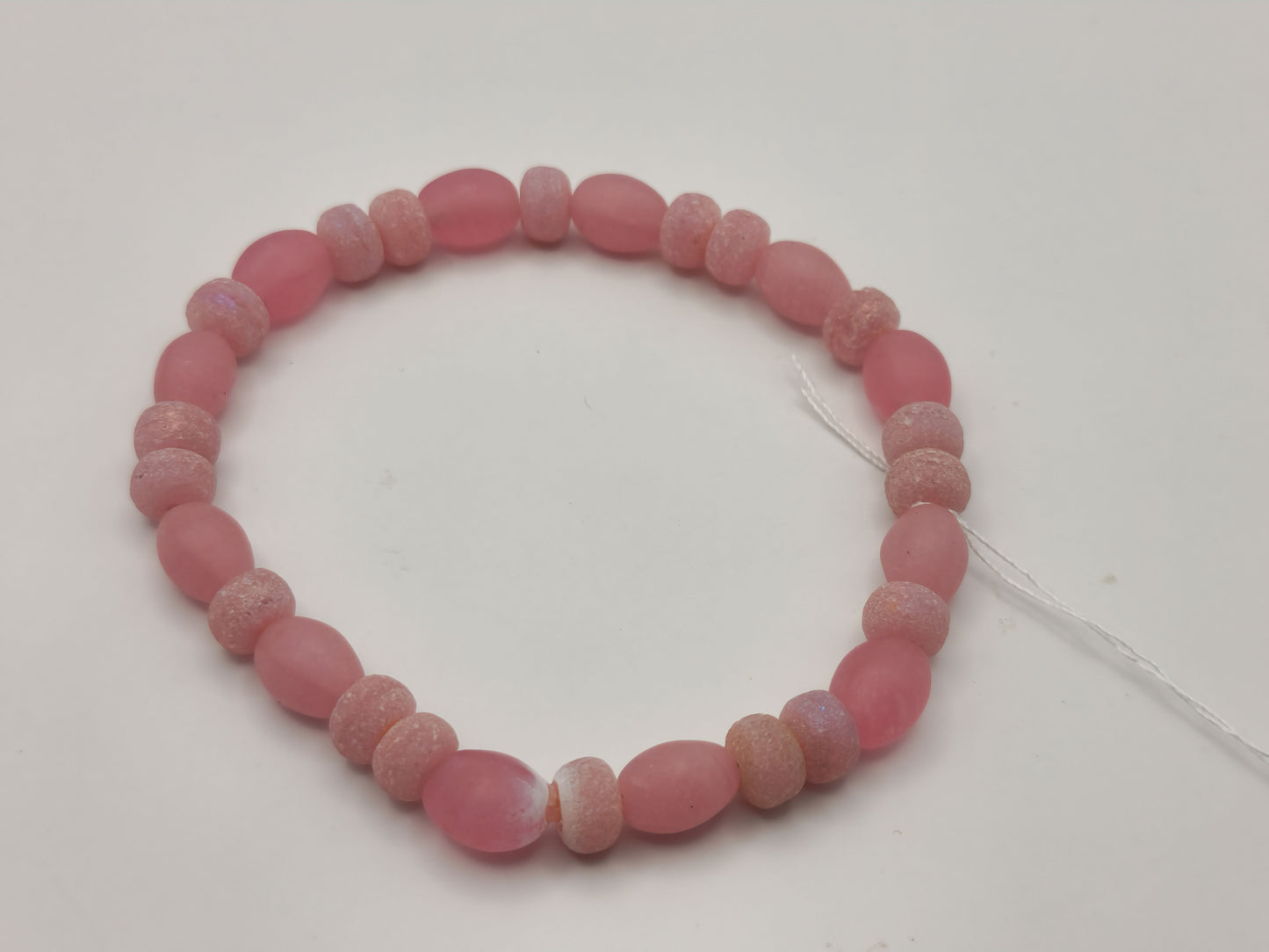 Pink Stretch Beaded Bracelet