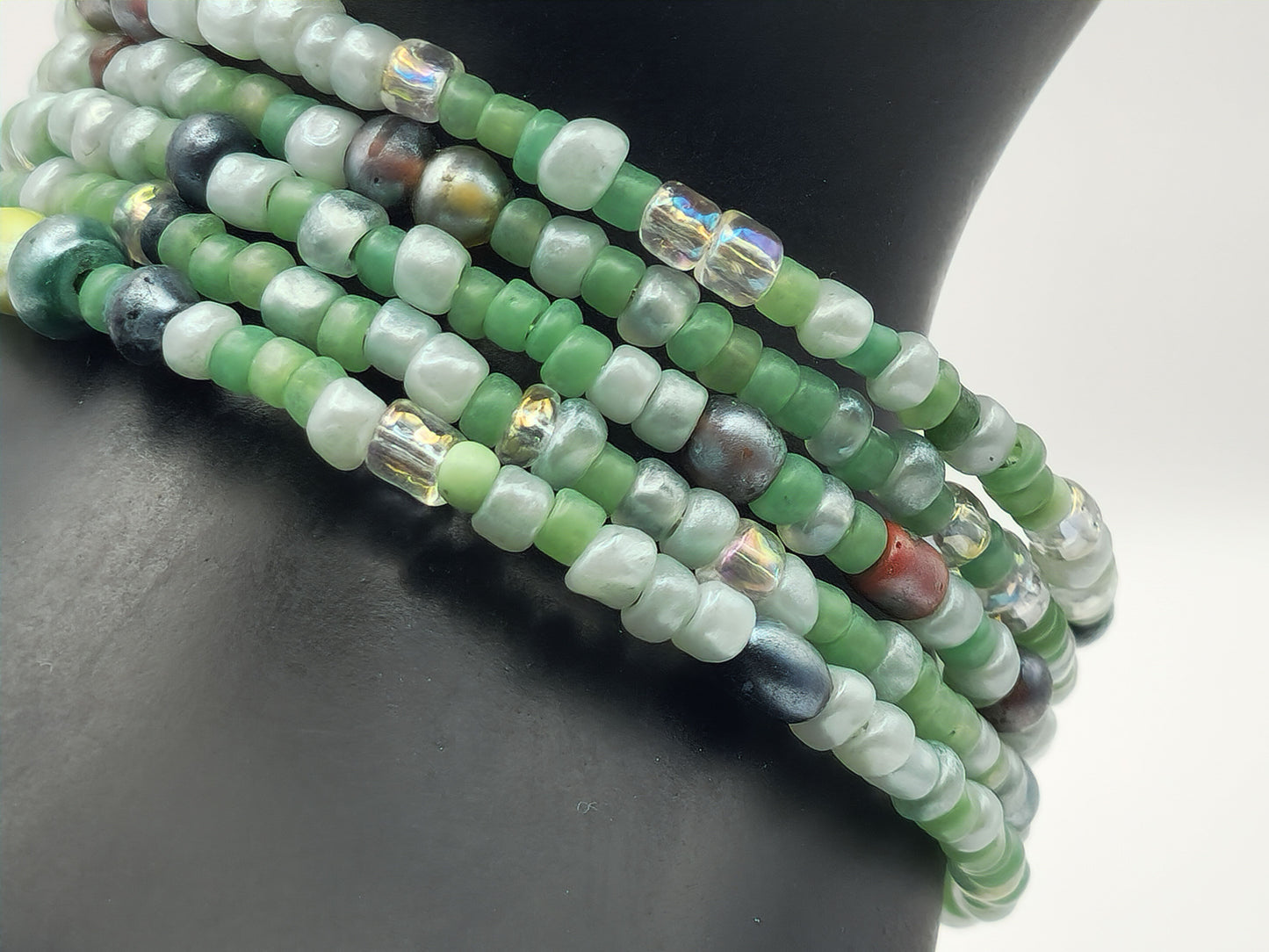 Light Green Seed Beed Bracelet