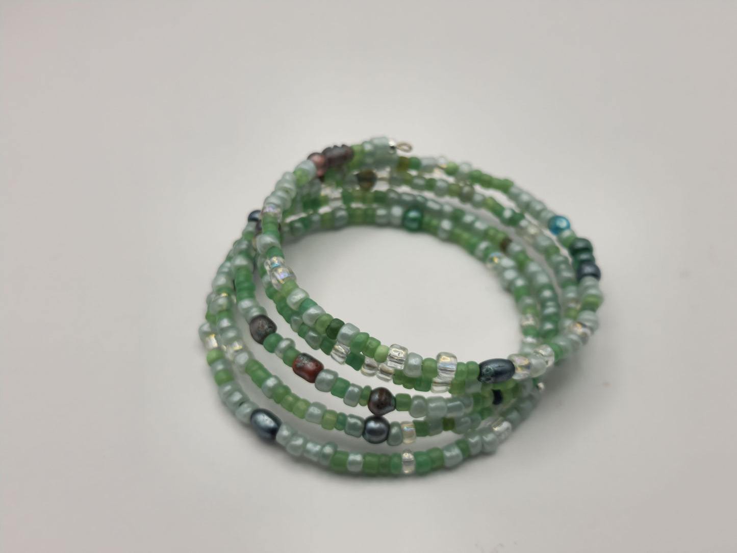 Light Green Seed Beed Bracelet