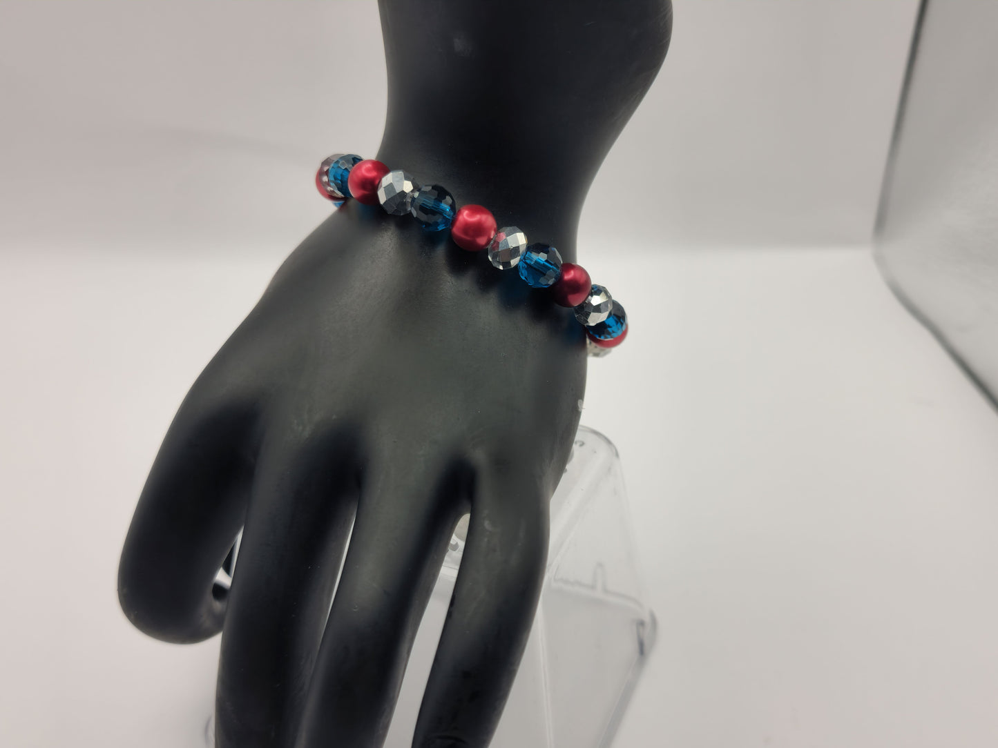 Faux Pearl Patriot Bracelet