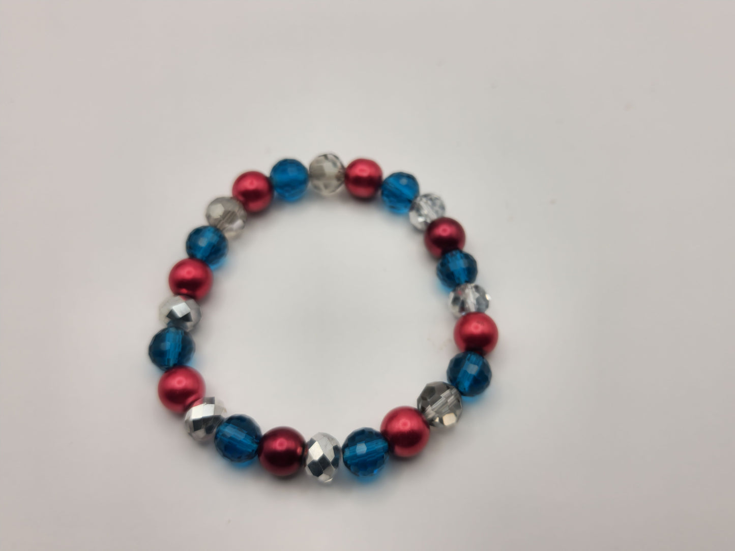 Faux Pearl Patriot Bracelet