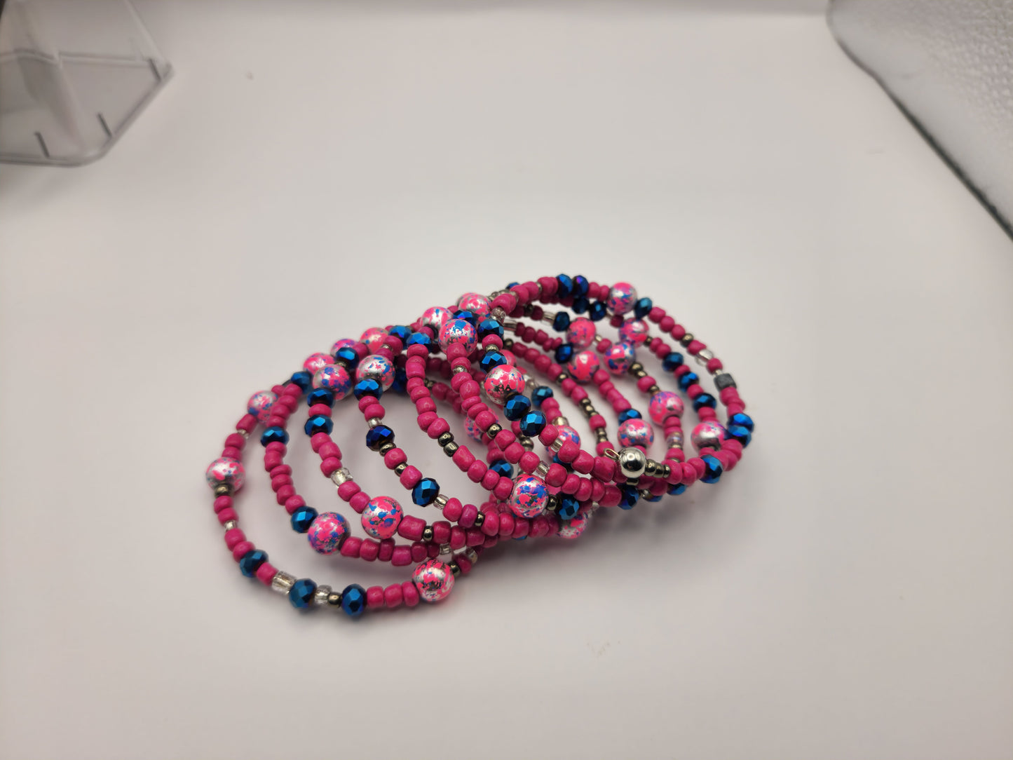 Unique Glass and Seed Bead Bracelet