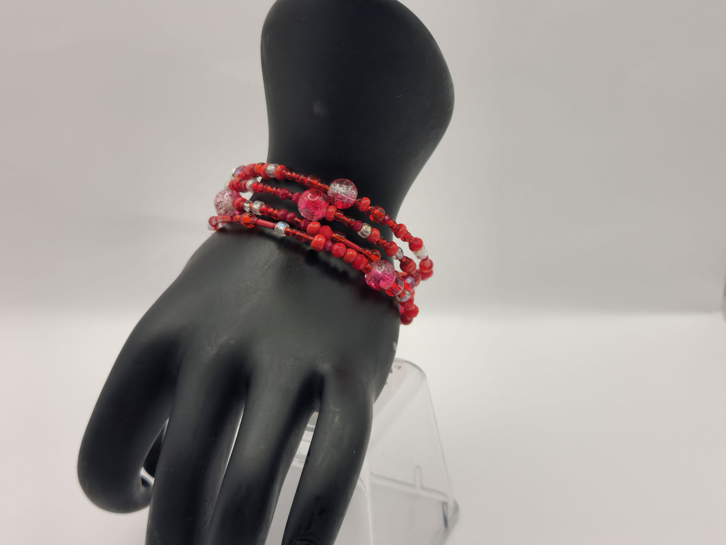 Red Wrap-Around Bracelet