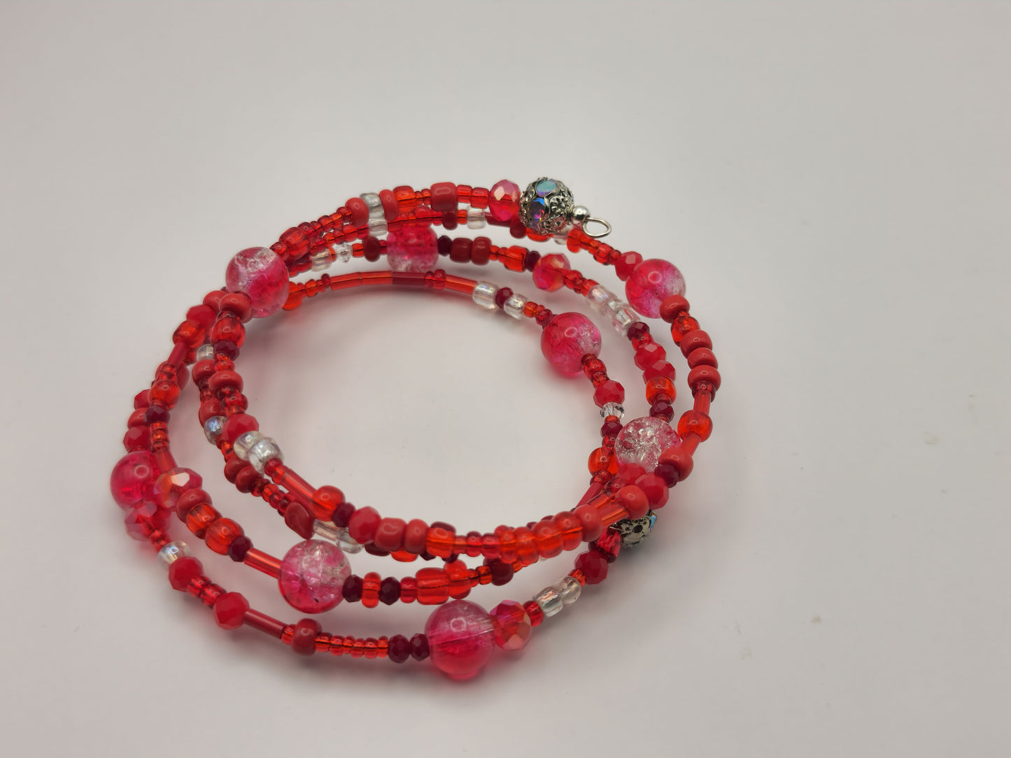 Red Wrap-Around Bracelet