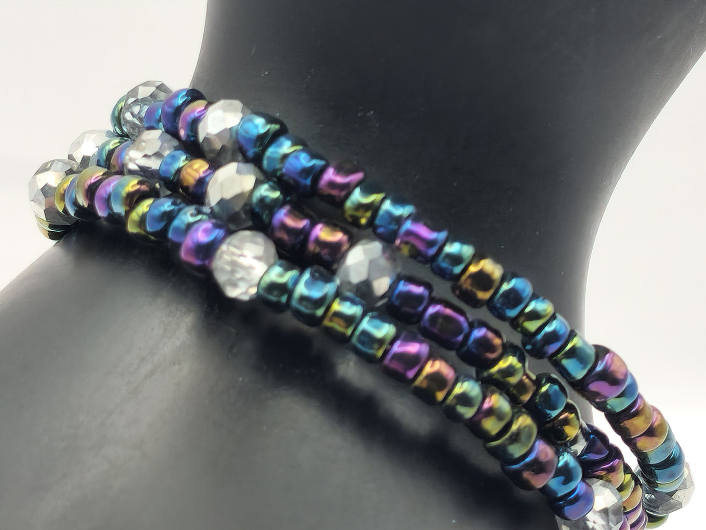 Irridescent Wrap-Around Bracelet