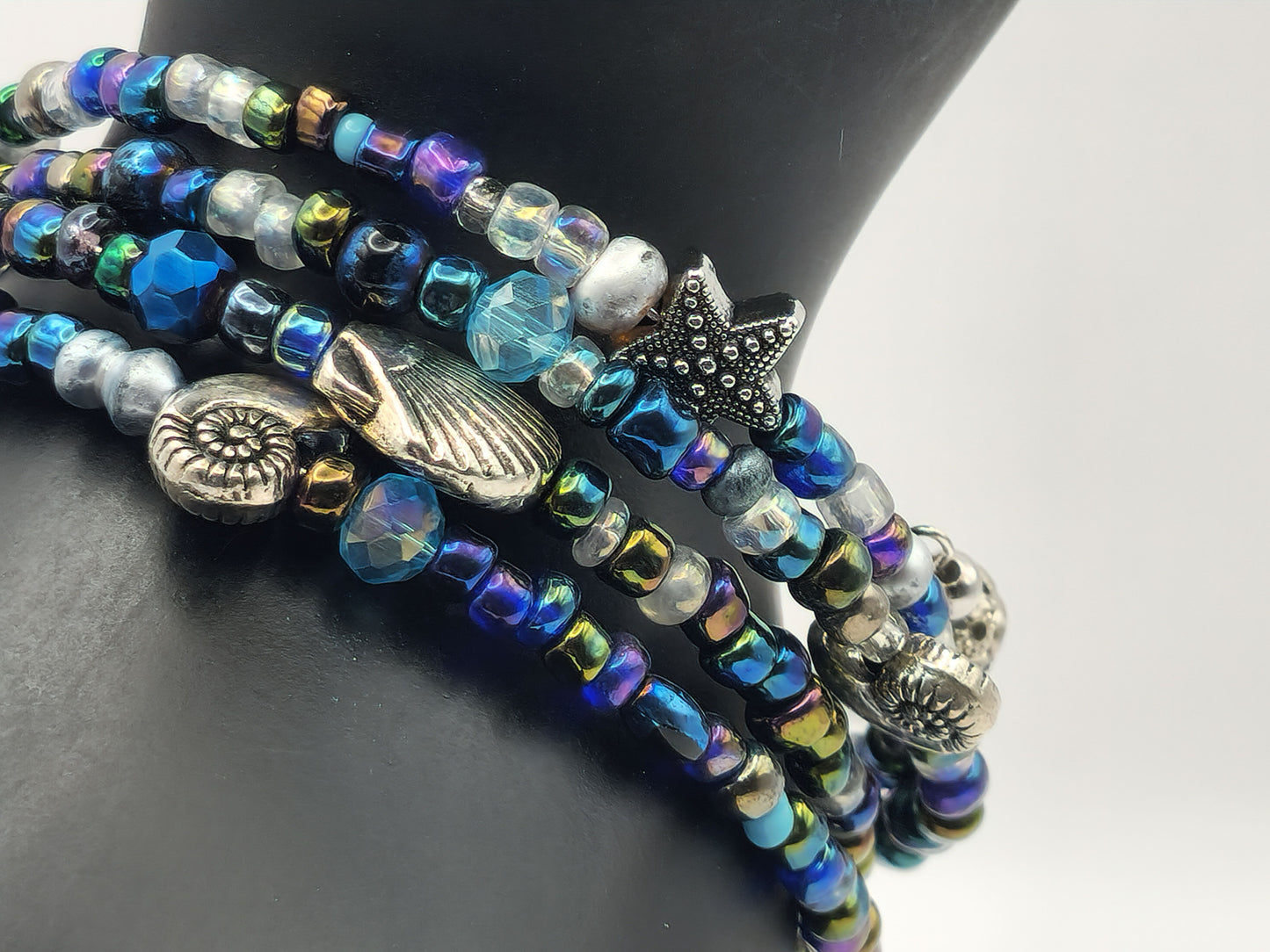 Ocean Theme Wrap-Around Bracelet