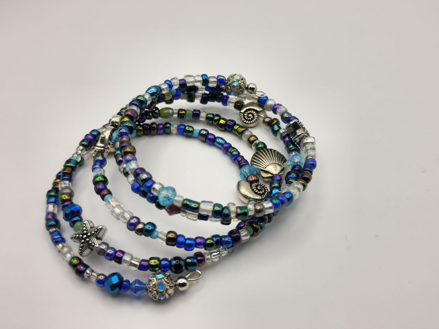 Ocean Theme Wrap-Around Bracelet