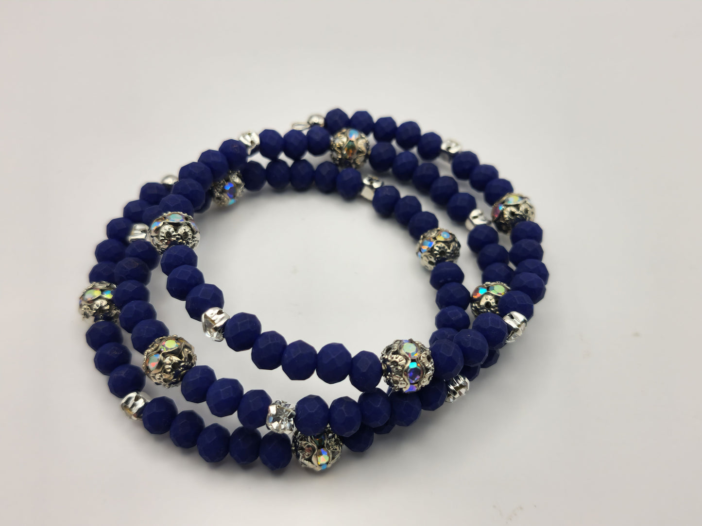 Blue Wrap-Around Bracelet