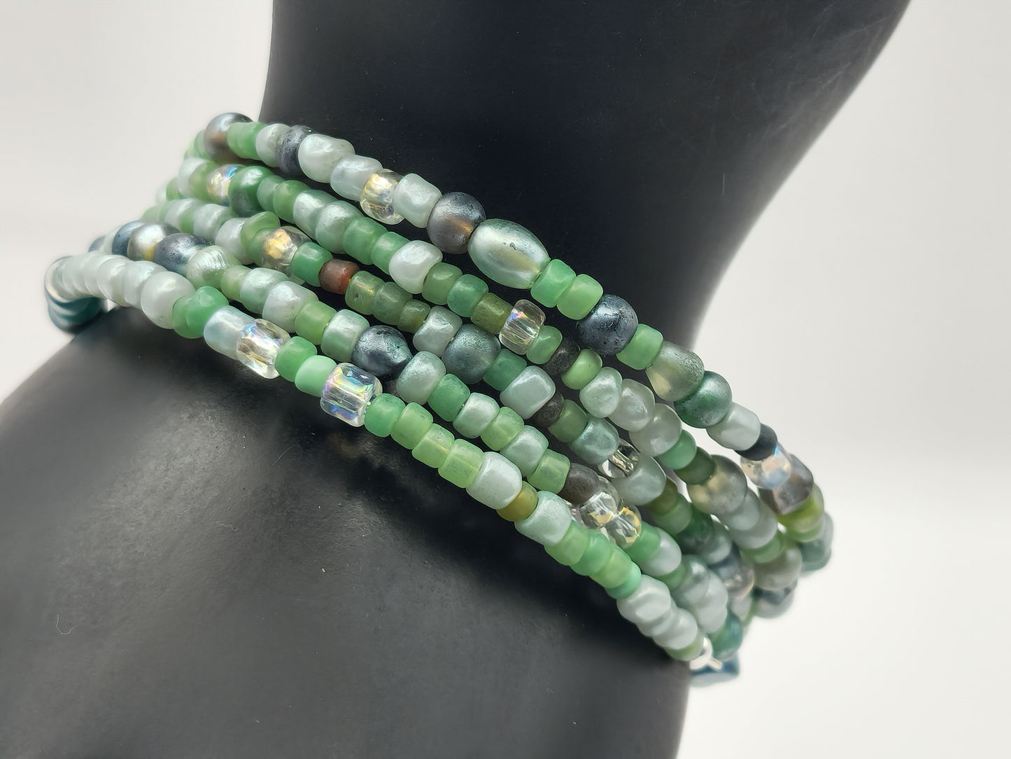 Light Green Seed Beed Bracelet