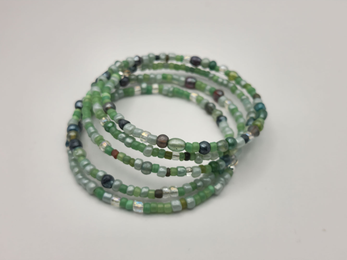 Light Green Seed Beed Bracelet