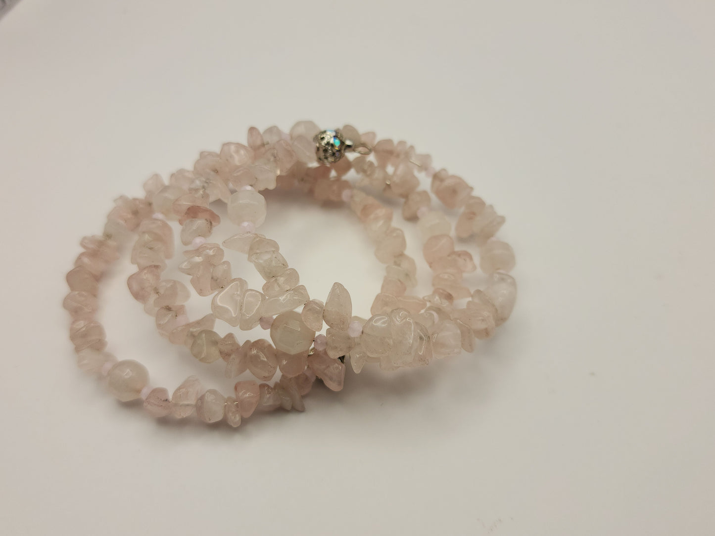 Natural Rose Quartz Wrap-Around