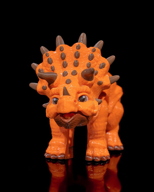 Articulated 3D Printed Triceratops