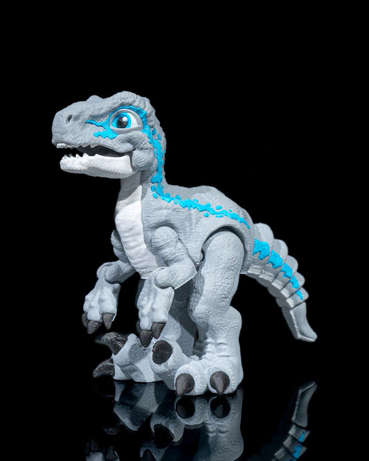 Articulated 3D Printed Velociraptor